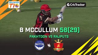 Enjoy the big hitting from Brendon McCullum in the Abu Dhabi T10 League