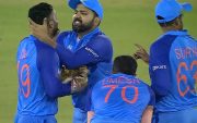 Dinesh Karthik and Rohit Sharma