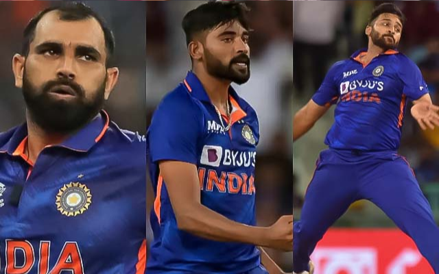 Mohammed Shami Mohammed Siraj Shardul Thakur