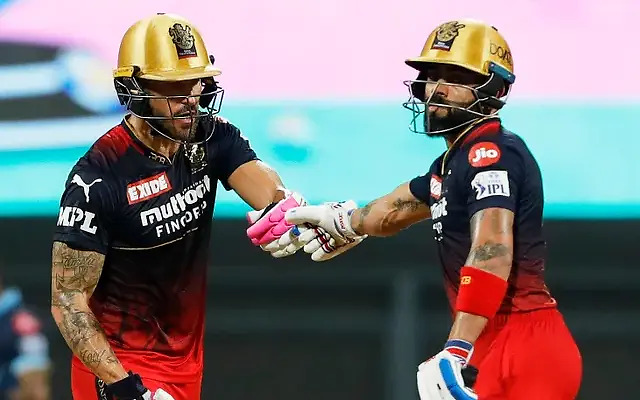 Faf du Plessis and Virat Kohli