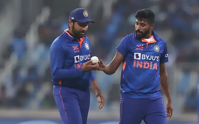 Rohit Sharma and Mohammed Siraj