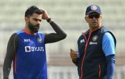 Virat Kohli and Rahul Dravid