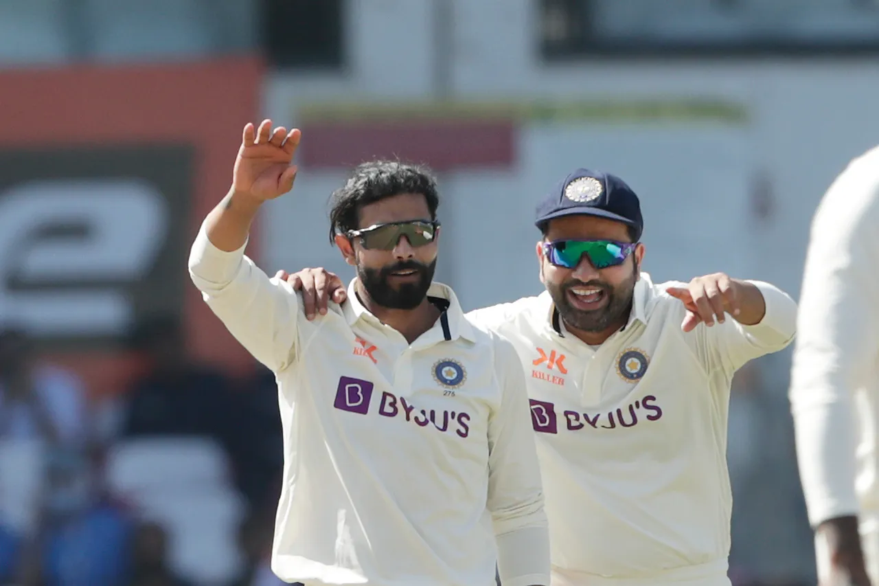 Ravindra Jadeja and Rohit Sharma