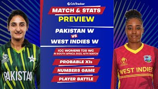PAK W vs WI W | Women's T20 World Cup | Match Stats and Preview