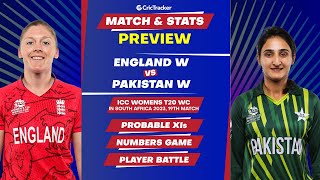 PAK W vs ENG W | Women's T20 World Cup | Match Stats and Preview