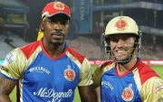 Chris Gayle and AB de Villiers