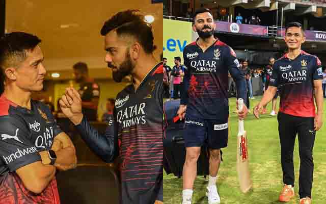 Virat Kohli & Sunil Chetri