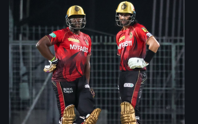 Andre Russell and David Wiese 
