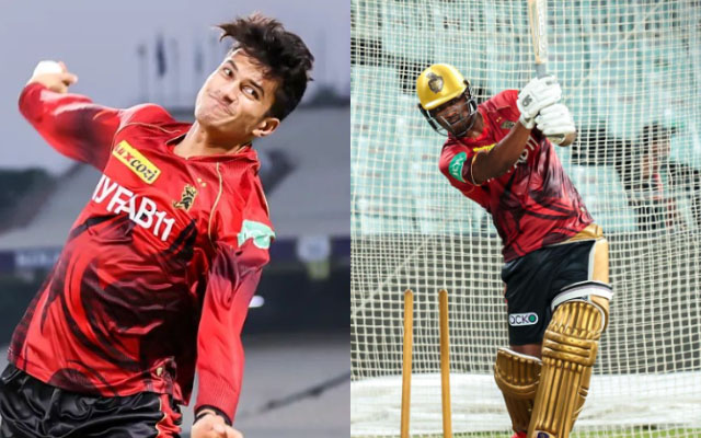 Aarya Desai and Andre Russell