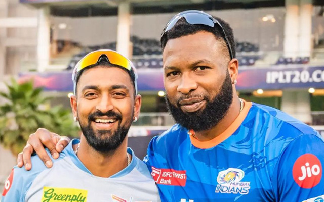 Krunal Pandya & Kieron pollard