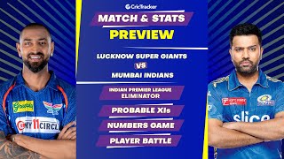 LSG vs MI | Match Stats and Preview | IPL 2023 | Eliminator 1 | CricTracker