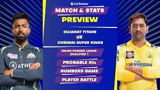 GT vs CSK | Match Stats and Preview | IPL 2023 | Qualifier 1 | CricTracker