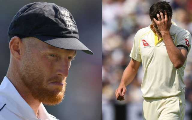 Ben Stokes and Pat Cummins 