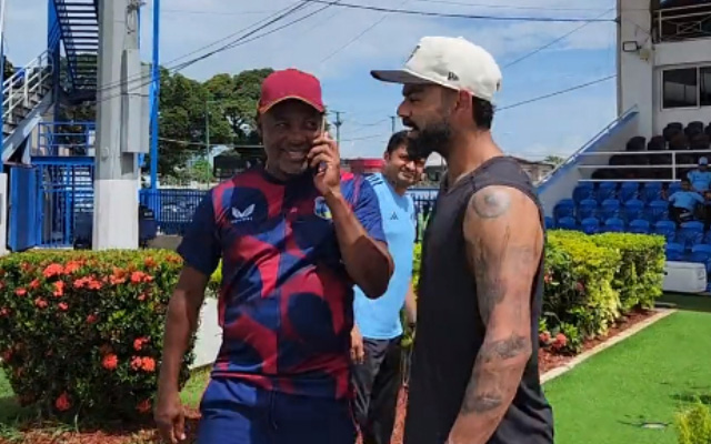 Virat Kohli & Brian Lara