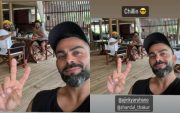 Virat Kohli, Shardul Thakur and Ajinkya Rahane