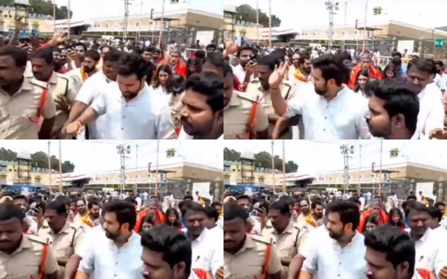 Rohit Sharma Visits Temple