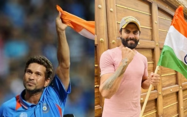 Sachin Tendulkar and Ravindra Jadeja