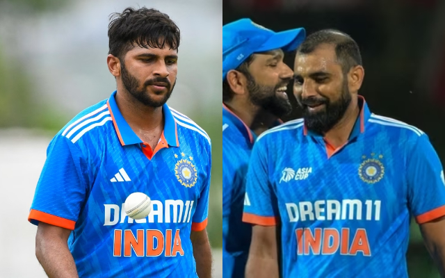 Shardul Thakur and Mohammed Shami