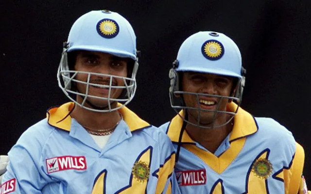Sourav Ganguly and Rahul Dravid