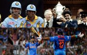 Sourav Ganguly, Rahul Dravid, Kapil Dev and MS Dhoni