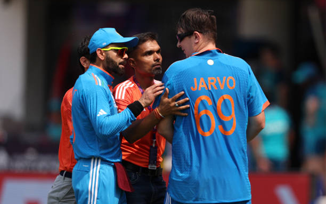 Virat Kohli and Jarvo