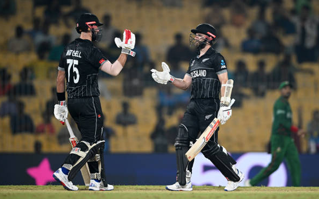 Kane Williamson and Daryl Mitchell