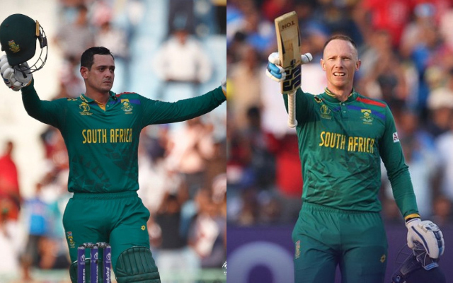Quinton de Kock and Rassie van der Dussen