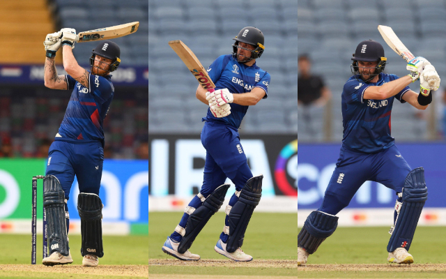 Ben Stokes, Dawid Malan and Chris Woakes