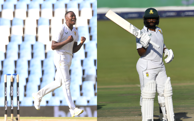 Kagiso Rabada and Temba Bavuma