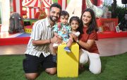 Ajinkya Rahane with his family